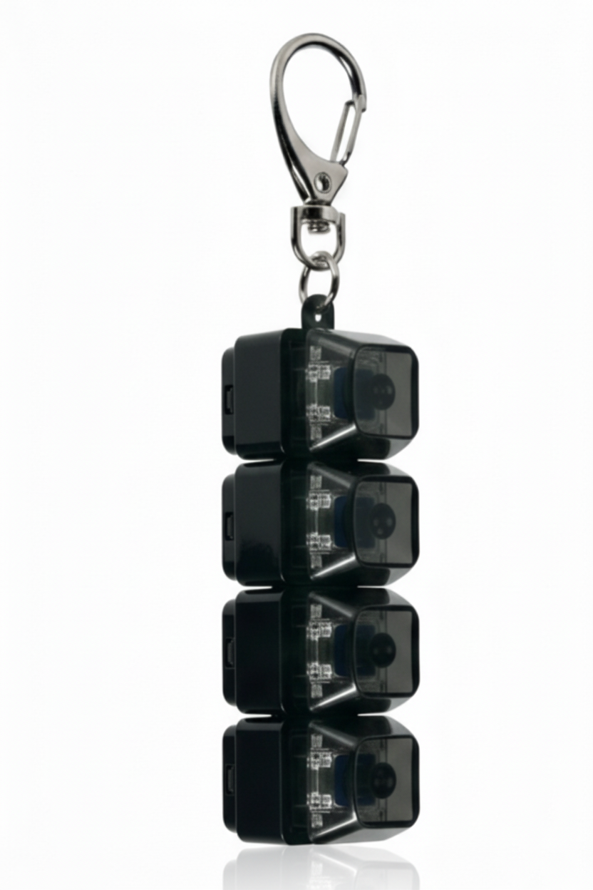 Clear keychain product photo