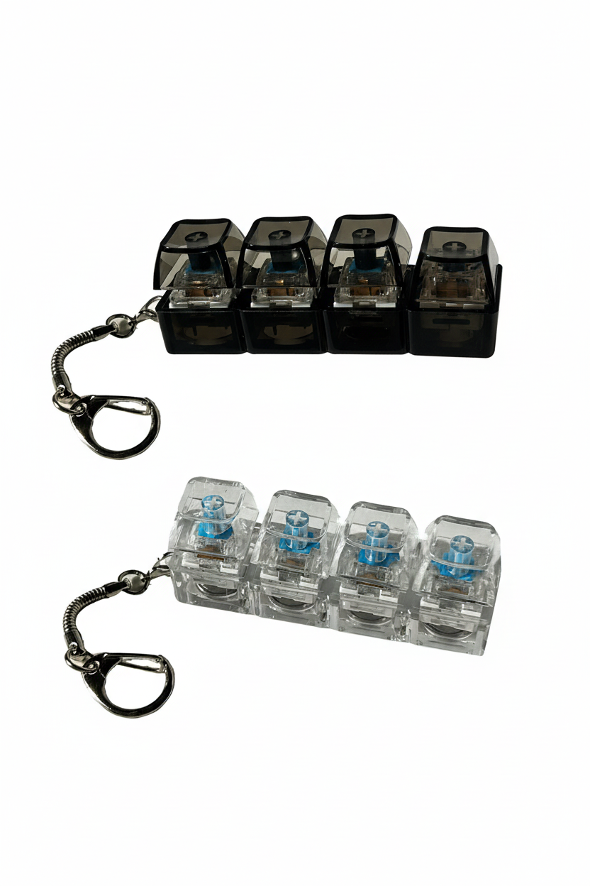 Enhanced keyboard switch keychain product photo